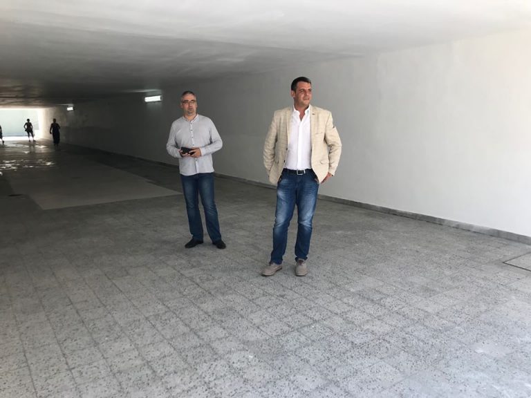 Преобразиха подлеза на кръстовището на бул. „Санкт Петербург“ и ул. „Стоян Михайловски“-